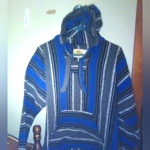 Long sleeve tweed hoodie